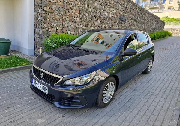 samochody osobowe Peugeot 308 cena 28900 przebieg: 191000, rok produkcji 2017 z Kłodawa